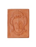 Lily Tile in Terracotta